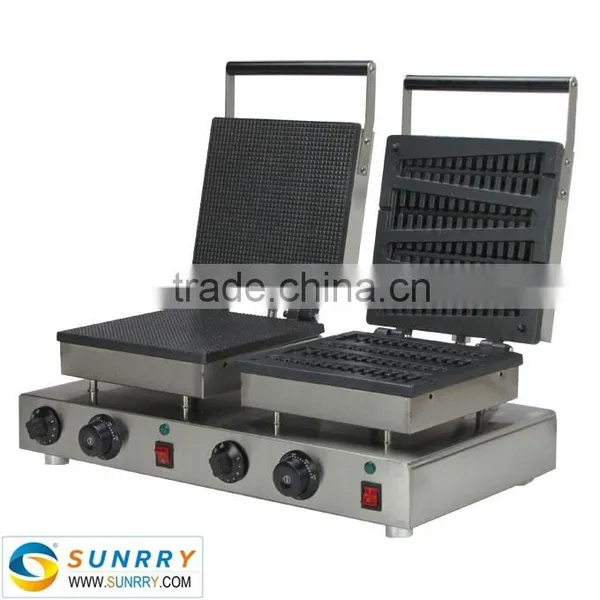 2015 promotional lolly egg waffle making machine maker with stick holder (SUNRRY SY-WM53C)
