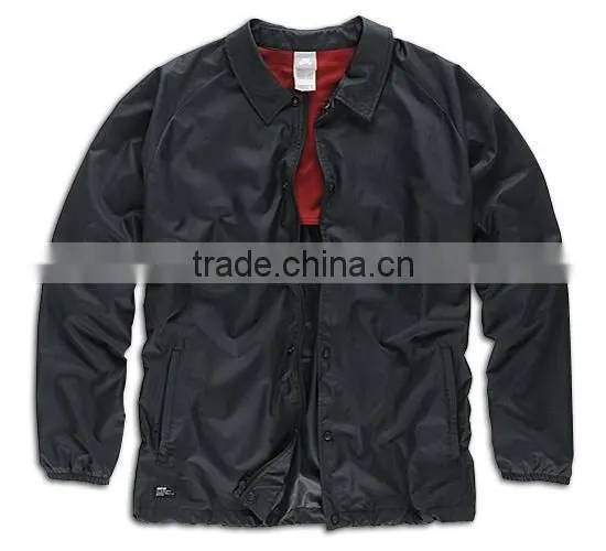 Coach Jacket Nylon / Polyester Coach Jacket / Drawstring Coach Jacket