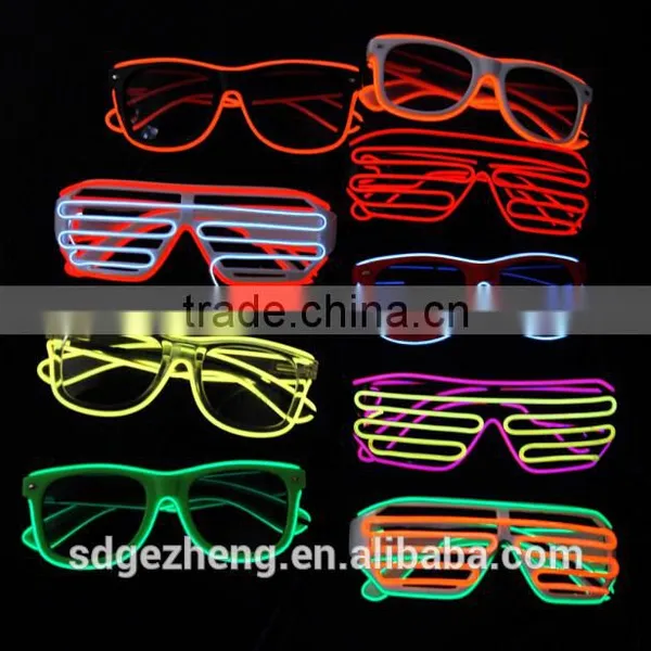 Wholesale el Wire Framed Colorful Glasses for Party Wedding in USA Market photo-6