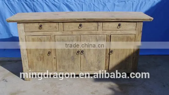 Chinese Antique Furniture, Reproduction Antique Natural Recycle Wood Cabinet photo-2