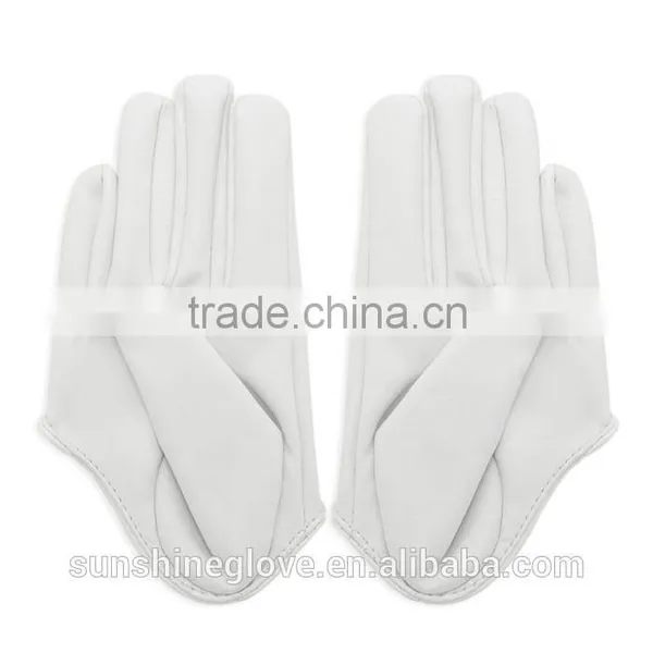 pu Dress Leather Half Gloves photo-4
