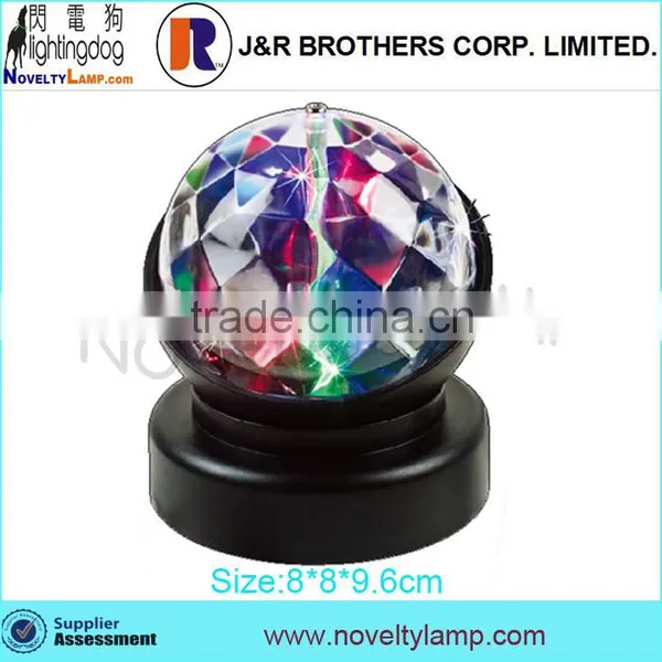 3 Inch Rotating Projection Lamp Flashing Colorful Kaleidoscope Lamp photo-3