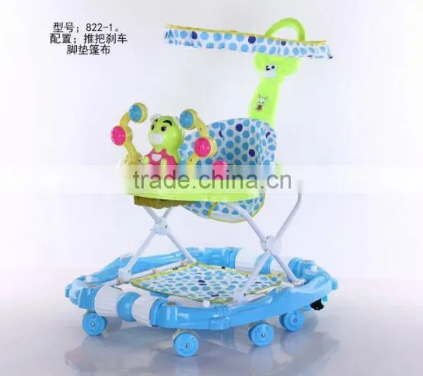 Factory Sales Safe Soft Extile Seat for Baby Walker With Removable Musical Box photo-2