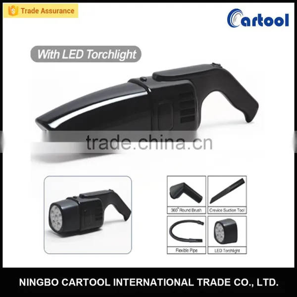 12V 150W Portable Handheld Wet Dry Auto Mini Vacuum Cleaner With LED photo-4