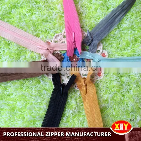 2015 Hot Sale Custom Logo Invisible Zipper , Fashion Dress Zipper photo-3