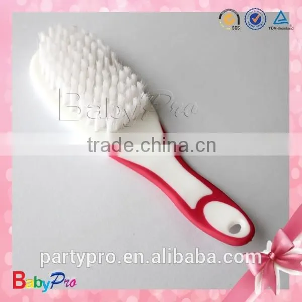 Hot Sale Pink And White Baby Comb And Brush Set photo-5