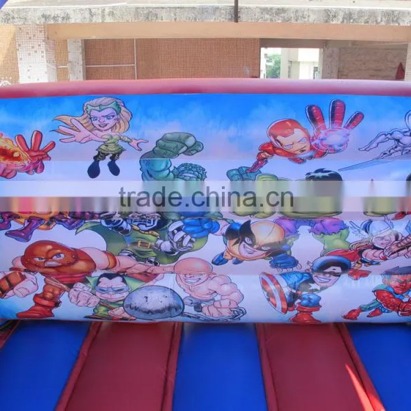 New Design Inflatable Combo Kids Games, Spider Man Bounce Slide for Kids photo-5