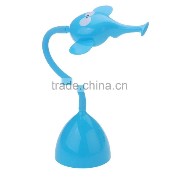Blue/Pink/Yellow 360 Degree Adjustable Rechargeable 14LEDs Reading Light Desk Table PC Laptop Lamp 3 Levels Elephant Pattern photo-6