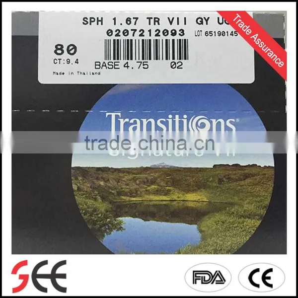 Transtion 7 Single Vision Digital Freeform Lenses Surface