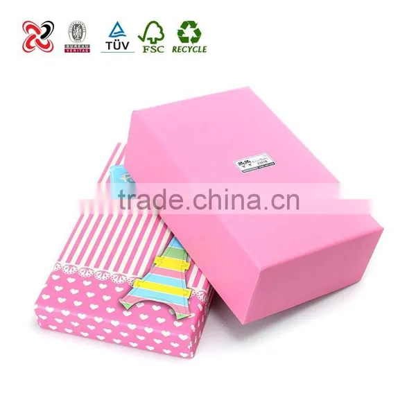 Hot Pink Cardboard Gift Boxes photo-4