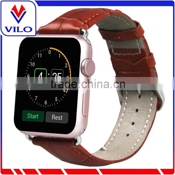 Genuine Leather IWatch Band Strap+Classic Metal Buckle for Apple Watch 38mm/42mm photo-2