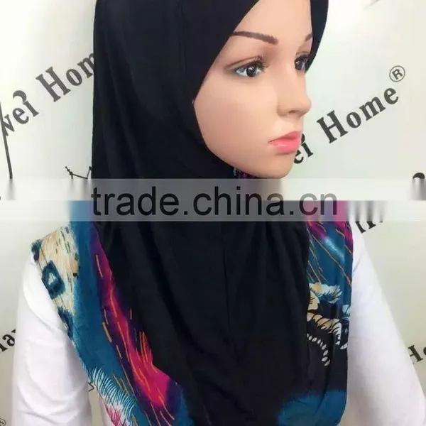 H278 New Style One Piece Hijab,print Hijab photo-2