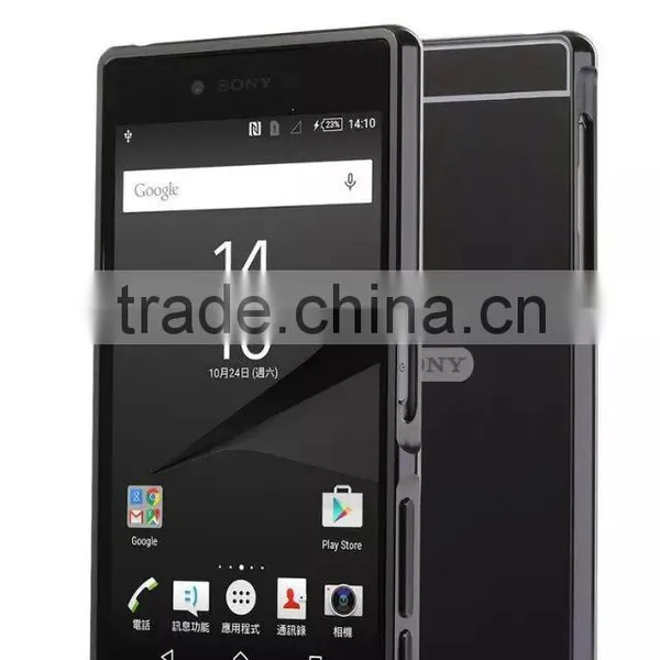 High Quality Luxury Mirror Cover Bumper Phone Case For Sony Z5P photo-3