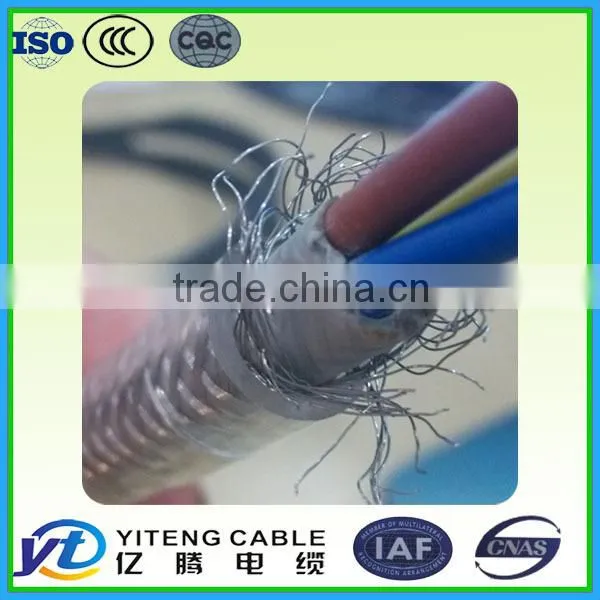 Shielded|Screened Control Cable with PVC Insulation and braided Steel Wire screen