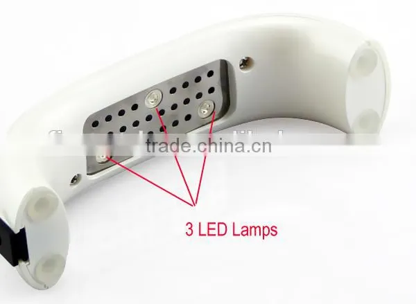 Amazon New Portable (395mm~405mm)9W Rainbow LED Lamp 6atts LED Nail Light Mini Nail LED Dryer photo-5