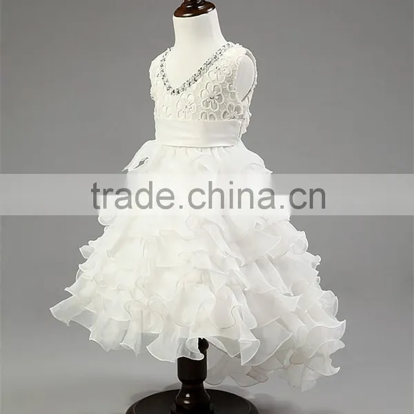 Fashion Latest Children Frocks Designs Fancy Girls Boutique Free Prom Dress TR-WS02 photo-3