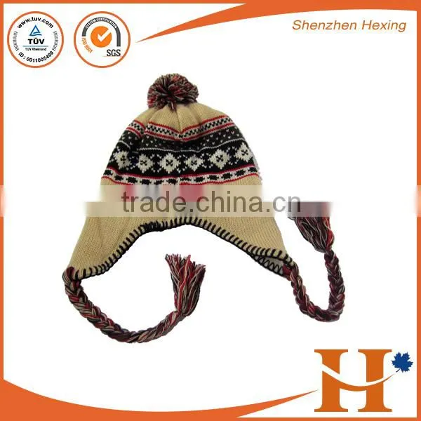 Factory Price! Fashion Custom Embroider Pom Pom Beanie for Kids photo-2