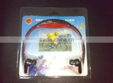 Hot Sale Spain Earphone Mp3 Player With fm , tf Music Sport Mp3
