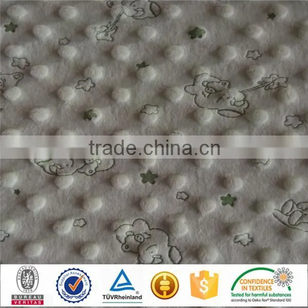 Wholesale Print Minky Dot Fabric photo-2