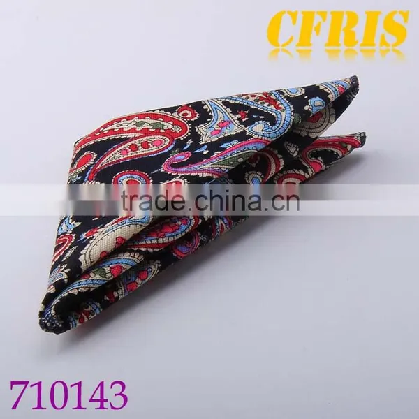 Paisley Pattern Pocket Square,100% Cotton Pocket Square photo-6