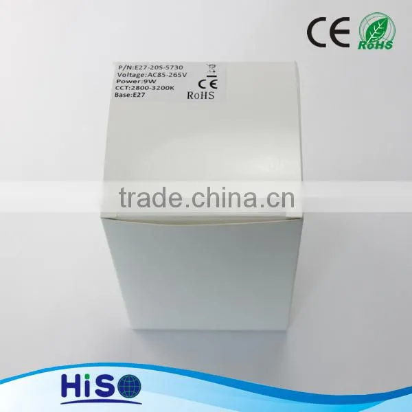 Hot Selling in 2015 Lampadari 9w E27/GU10/B22/E14 Dimmable Bulb (CE,RoHS) photo-5