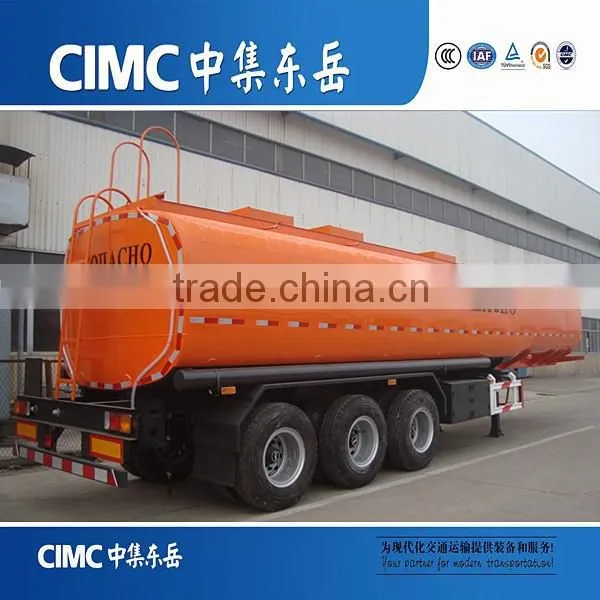 CIMC ISO Standard 3 Axle 50000L Steel Fuel Tanker Semi Trailer Capacity 40 Ton photo-3
