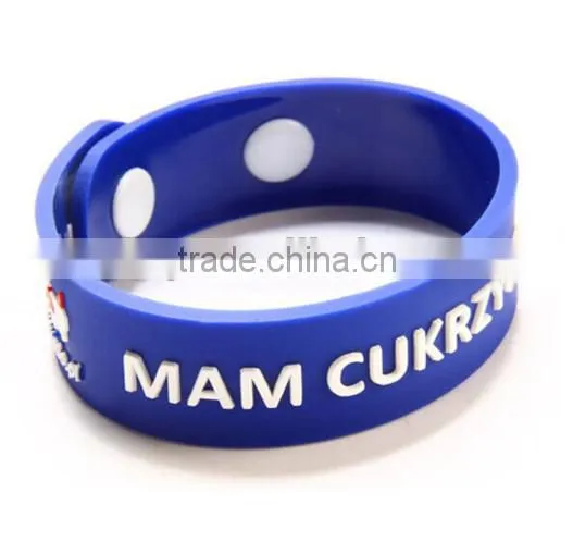 plastic button silicone power bands