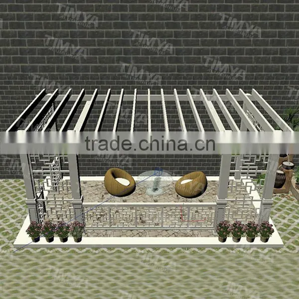 Outdoor Steel Party Tent Canopy Garden Oasis Bay Window Gazebo photo-3
