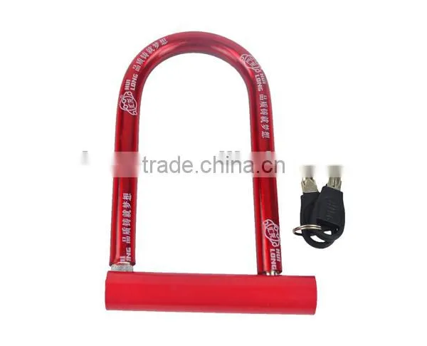 High Quality Durable Motorcycle/bicycle Square u Lock Colorful Fashionable Bicycle/motorbike u Lock 22 24 25 photo-6