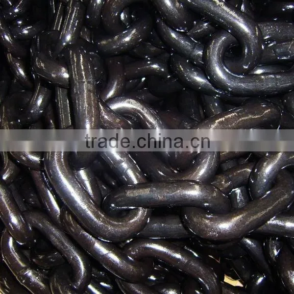 CCS Certificate Black Painted Round Link Chain photo-3