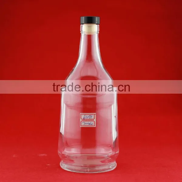 Wholesale Hot Sale Hennessyles Brandy Bottle 750ml Frosted Rum Glass Bottle Aluminium Cap Bottles photo-4