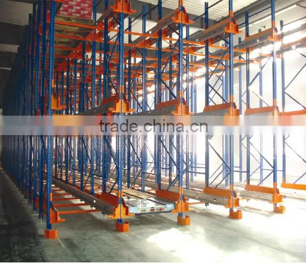 Commercial Radio Shuttle Pallet Runner Rack System
