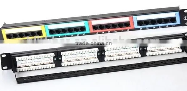 Utp Cat6 Network Cable Patch Panel,network Ca6 Stp/utp Patch Panel 24p 48 Port photo-5