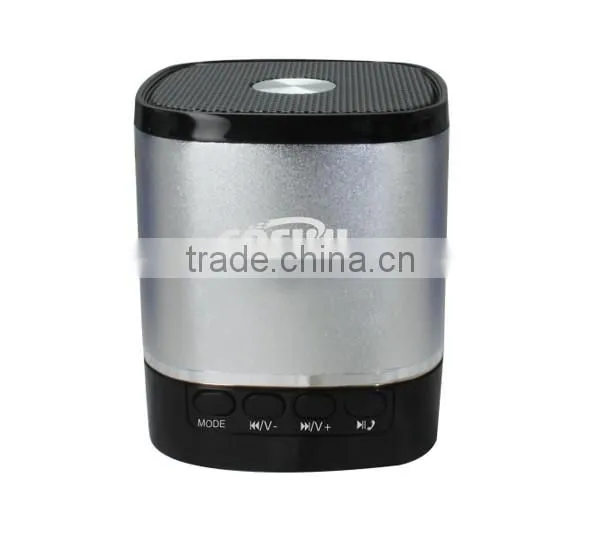 Hotsale Top Quality 2016 Music Mini Bluetooth Speaker With FM Radio,LED Light, TF Card Support photo-4