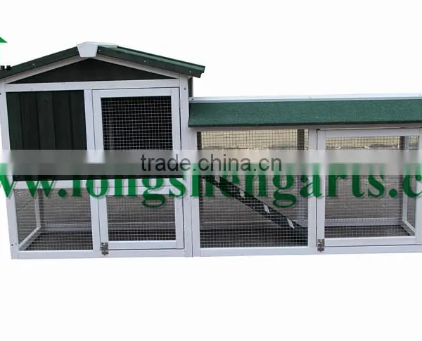 Wooden Rabbit Hutch Backyard Poultry Cage