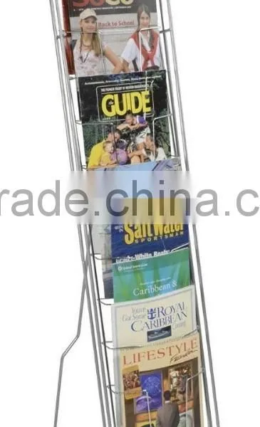 Steel Portable Literature Stand With 10 Pockets photo-2