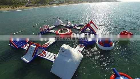 Hot Selling Giant Inflatable Water Park Aqua Arena for Water Sport