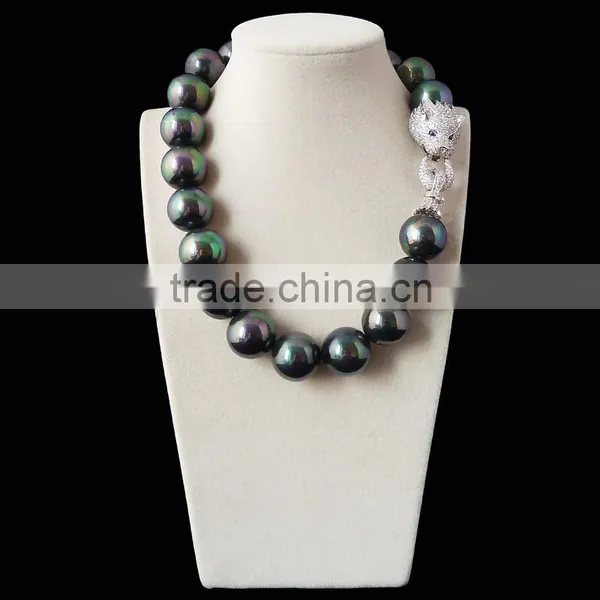 2016 Fashion Natural South Sea Shell Pearl Necklace Luxury Woman photo-2