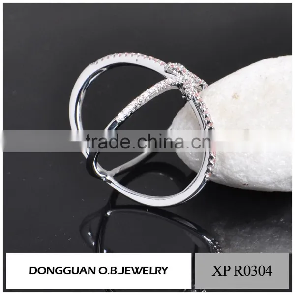 Custom Ladies White Gold Fashion Ring Finger Rings Photos Wholesale photo-3