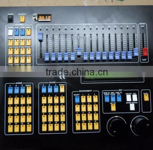 High Quadlity DMX 512 Stage Light Controller 1990 Standard 240 Channels LCD Display Cross Time 0.1s-25.5s photo-2