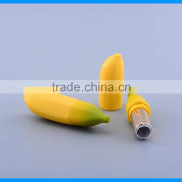 Novel Banana Shape Cosmetics Package Empty Lipstick Container photo-2