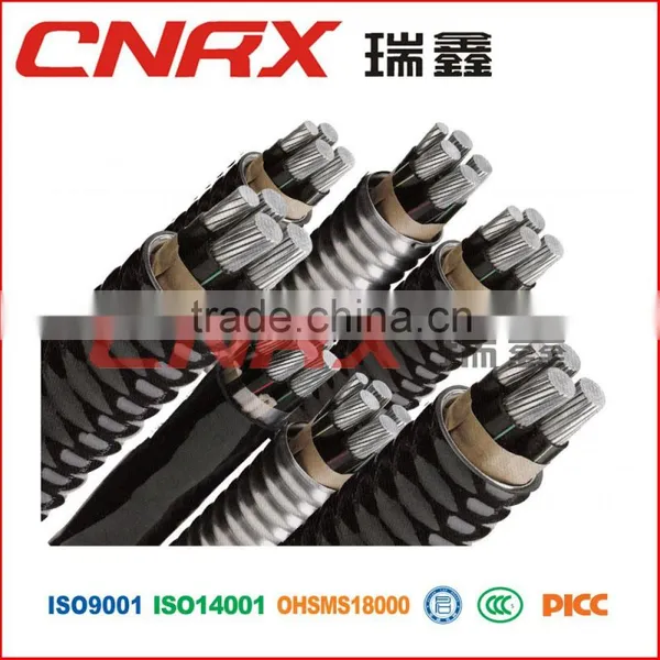 Made in China Ruixin Group Low Smoke Zerohalogen 4 Core Aluminium Electric Cables photo-2