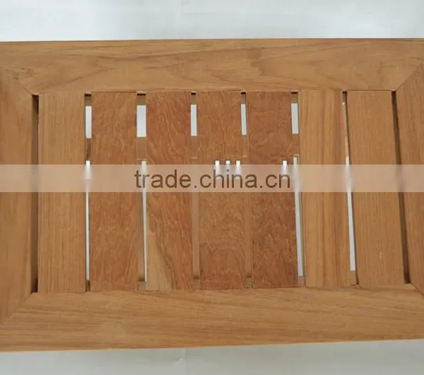 Teak Wooden Comfortable Bathroom Stool FSC Approved photo-2