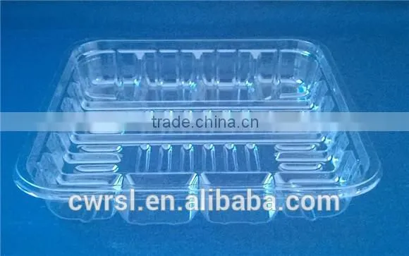 Promotion Plastic Square Clear PET Tray Clear PET Tray Packing Tray