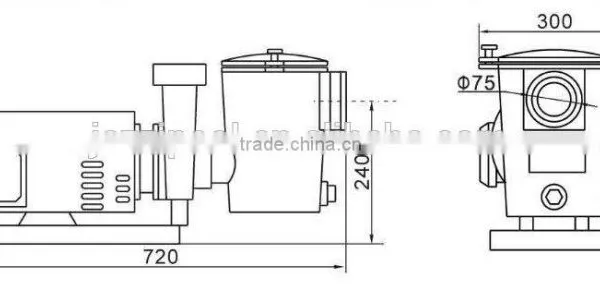 JAZZI Reliable Durable Water Pump Corrosion Hydraulics Resistance 030801-030802 photo-4