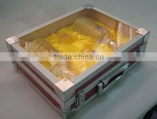 Aluminum Designs Wine Box,empty Wine Case With Nylon Fabric Inner,wine Bottle Box photo-3