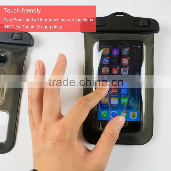 Headphone Jack Armband Lanyard Waterproof Cell Phone Case Dry Bag Pouch for Monile Phone photo-4
