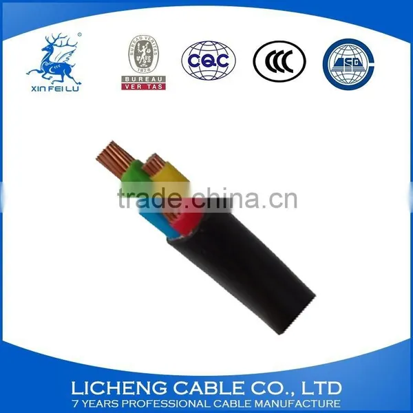 4 Core Wire Cable Xlpe Insulated Pvc Coated Electrical Power Cable 4x50mm2 photo-2