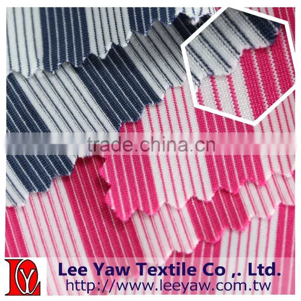 Polyester Spandex Fleeder Stripe Jersey Fabric photo-5
