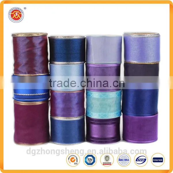 Wholesale Silk Ribbons Satin Ribbons Custom Printed Ribbons for Gifts Packing / Wedding / Holiday Decoration photo-3